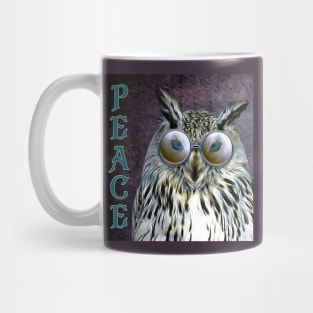 Hippie Owl Mug,coffee mug,t-shirt,sticker,tote,bag,apparel,magnet,pin,hoodie,pillow Mug